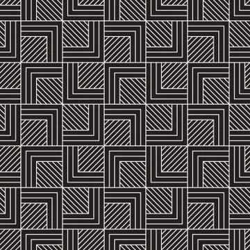 Vector seamless pattern. Modern stylish abstract texture. Repeating geometric Stock Illustration