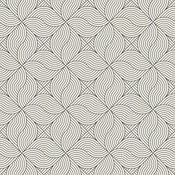 Vector seamless pattern. Modern stylish abstract texture. Repeating geometric Stock Illustration