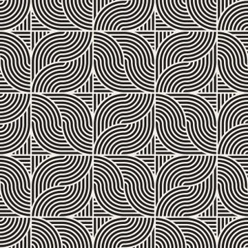 Vector seamless pattern. Modern stylish abstract texture. Repeating geometric 스톡 일러스트