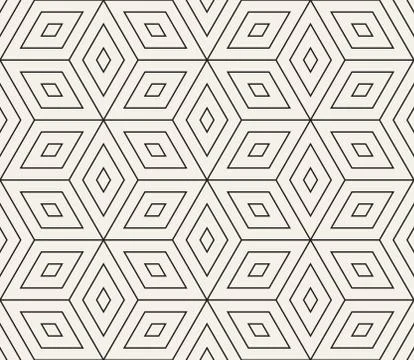 Vector seamless pattern. Modern stylish abstract texture. Repeating geometric Stock Illustration