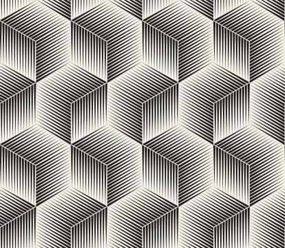 Vector seamless pattern. Modern stylish abstract texture. Repeating geometric Stock Illustration