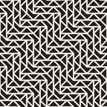 Vector seamless pattern. Modern stylish abstract texture. Repeating geometric 스톡 일러스트
