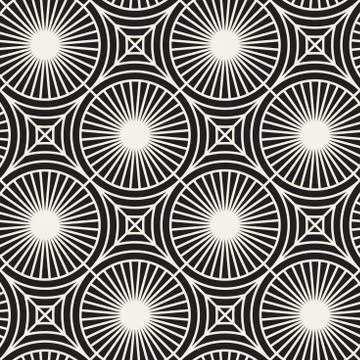 Vector seamless pattern. Modern stylish abstract texture. Repeating geometric Stock Illustration