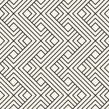 Vector seamless pattern. Modern stylish abstract texture. Repeating geometric Stockillustratie