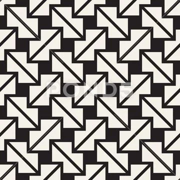 Vector Seamless Pattern Modern Stylish Abstract Texture Repeating