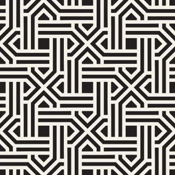 Vector seamless pattern. Modern stylish abstract texture. Repeating geometric イラスト素材