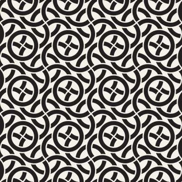 Vector seamless pattern. Modern stylish abstract texture. Repeating geometric 스톡 일러스트