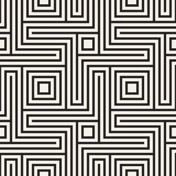 Vector seamless pattern. Modern stylish abstract texture. Repeating geometric 스톡 일러스트