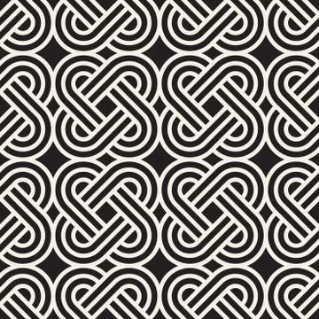 Vector seamless pattern. Modern stylish abstract texture. Repeating geometric Stock Illustration