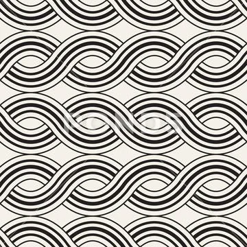 Vector Seamless Pattern Modern Stylish Abstract Texture Repeating