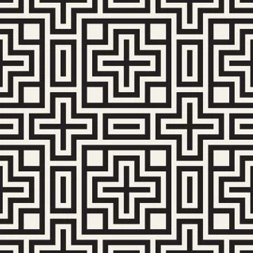 Vector seamless pattern. Modern stylish abstract texture. Repeating geometric イラスト素材