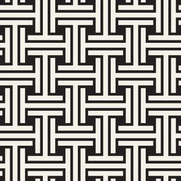 Vector seamless pattern. Modern stylish abstract texture. Repeating geometric Stock Illustration