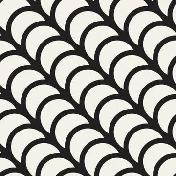 Vector seamless pattern. Modern stylish abstract texture. from striped elements Stockillustratie