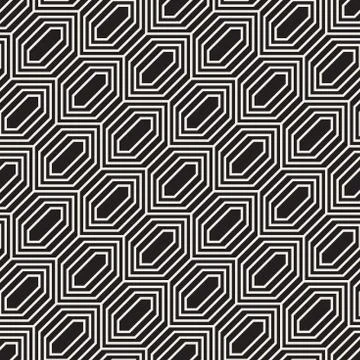 Vector seamless pattern. Modern stylish abstract texture. Repeating geometric Stock Illustration