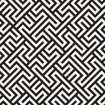 Vector seamless pattern. Modern stylish abstract texture. Repeating geometric 스톡 일러스트
