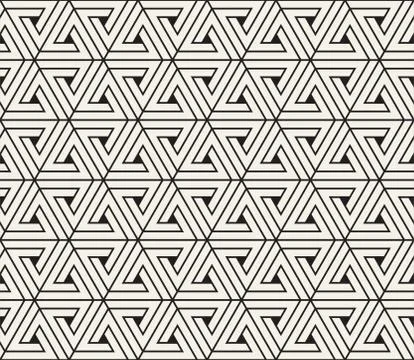 Vector seamless pattern. Modern stylish texture. Repeating geome Stock Illustration