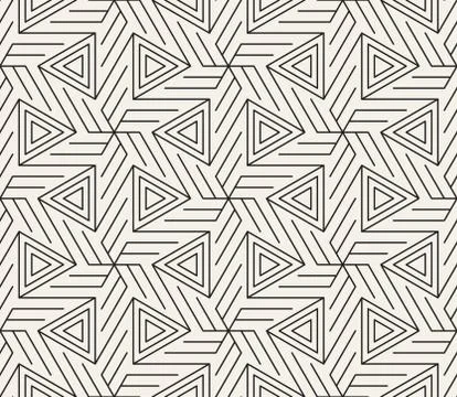 Vector seamless pattern. Modern stylish abstract texture. Repeating geometric 스톡 일러스트