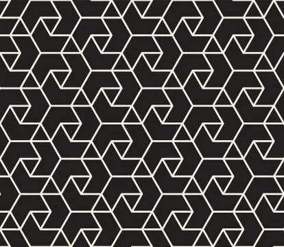 Vector seamless pattern. Modern stylish abstract texture. Repeating geometric Stock Illustration