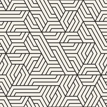 Vector seamless pattern. Modern stylish abstract texture. Repeating tiles Illustrazione stock
