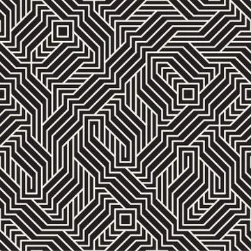 Vector seamless pattern. Modern stylish abstract texture. Repeating tiles 스톡 일러스트