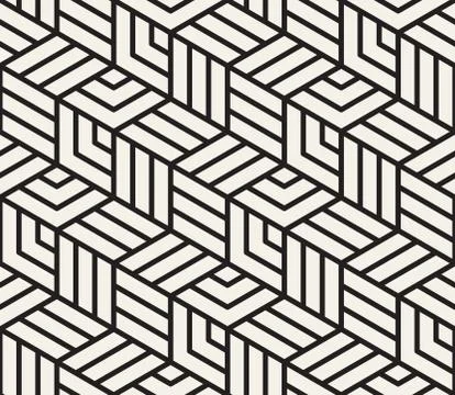 Vector seamless pattern. Modern stylish abstract texture. Repeating geometric Stock Illustration