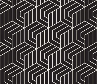 Vector seamless pattern. Modern stylish abstract texture. Repeating geometric Stock Illustration
