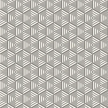 Vector seamless pattern. Modern stylish texture. Repeating geometric tiles from イラスト素材