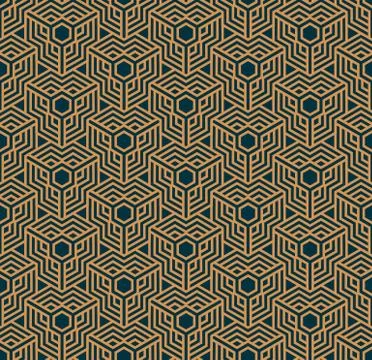 Vector seamless pattern. Modern stylish abstract texture. Repeating geometric Stock Illustration