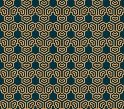 Vector seamless pattern. Modern stylish abstract texture. Repeating geometric Stock Illustration