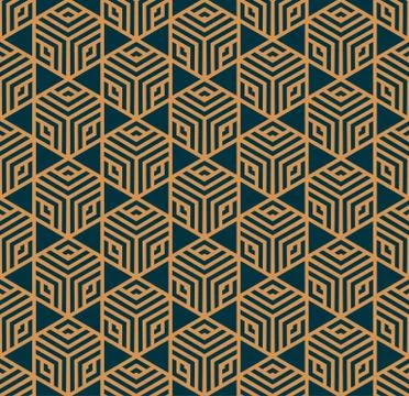 Vector seamless pattern. Modern stylish abstract texture. Repeating geometric Stock Illustration