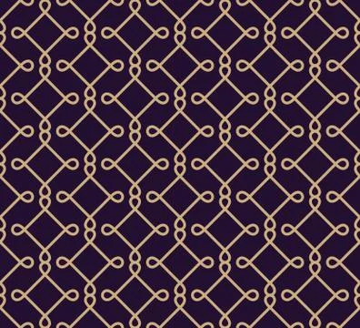 Vector seamless pattern. Modern stylish texture. Geometric linear ornament. 스톡 일러스트
