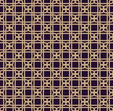 Vector seamless pattern. Modern stylish texture. Geometric linear ornament. イラスト素材