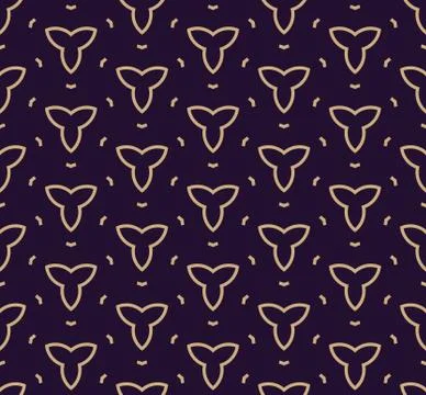 Vector seamless pattern. Modern stylish texture. Geometric linear ornament. Stock Illustration
