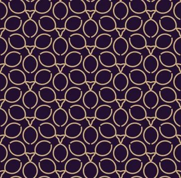 Vector seamless pattern. Modern stylish texture. Geometric linear ornament. Stock-Illustration