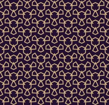Vector seamless pattern. Modern stylish texture. Geometric linear ornament. 스톡 일러스트