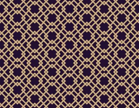 Vector seamless pattern. Modern stylish texture. Geometric linear ornament. 스톡 일러스트