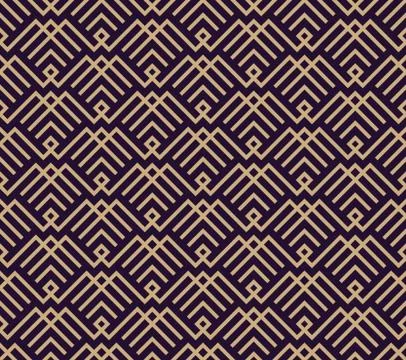 Vector seamless pattern. Modern stylish texture. Repeating geometric backgrou Stock Illustration