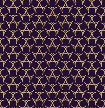 Vector seamless pattern. Modern stylish texture. Geometric linear ornament. Stock Illustration