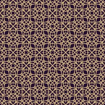 Vector seamless pattern. Modern stylish texture. Geometric linear ornament. 스톡 일러스트