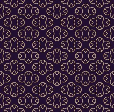 Vector seamless pattern. Modern stylish texture. Geometric linear ornament. Stockillustratie