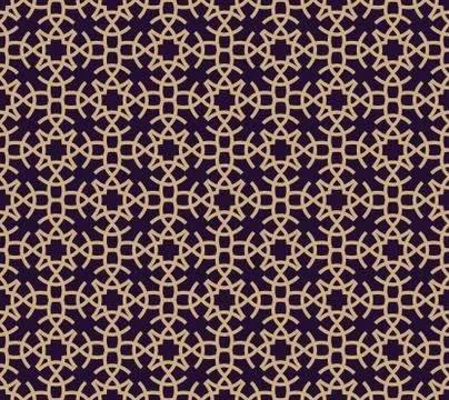 Vector seamless pattern. Modern stylish texture. Geometric linear ornament. 库存插图