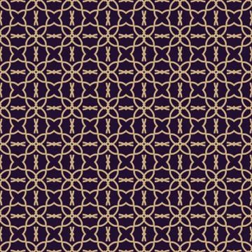 Vector seamless pattern. Modern stylish texture. Geometric linear ornament. Illustrazione stock