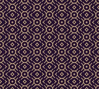Vector seamless pattern. Modern stylish texture. Geometric linear ornament. イラスト素材