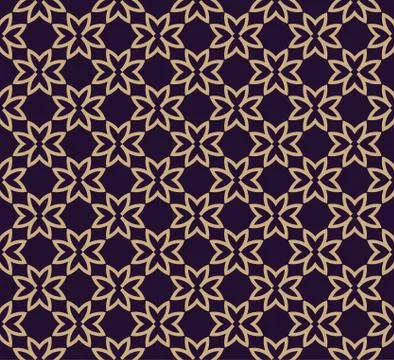 Vector seamless pattern. Modern stylish texture. Geometric linear ornament. Illustrazione stock