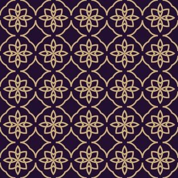 Vector seamless pattern. Modern stylish texture. Geometric linear ornament. Illustrazione stock