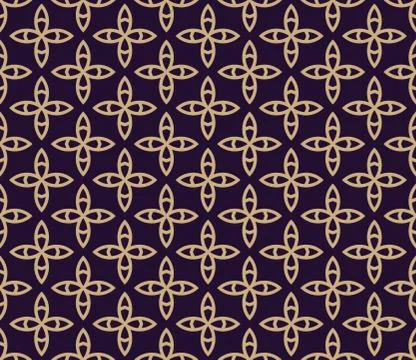Vector seamless pattern. Modern stylish texture. Geometric linear ornament. 库存插图