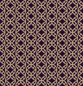 Vector seamless pattern. Modern stylish texture. Geometric linear ornament. Stock Illustration