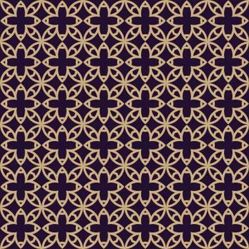Vector seamless pattern. Modern stylish texture. Geometric linear ornament. Illustrazione stock