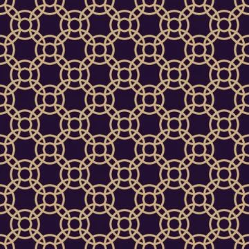 Vector seamless pattern. Modern stylish texture. Geometric linear ornament. 库存插图