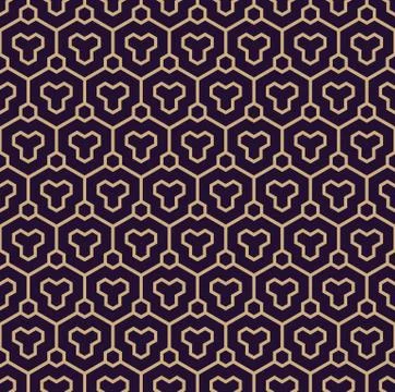 Vector seamless pattern. Modern stylish texture. Repeating geometric backgrou Illustrazione stock